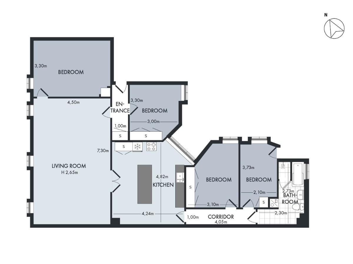 Sanders Stage - Enchanting Four-Bedroom Apartment Near Nyhavn Copenhagen Exterior photo